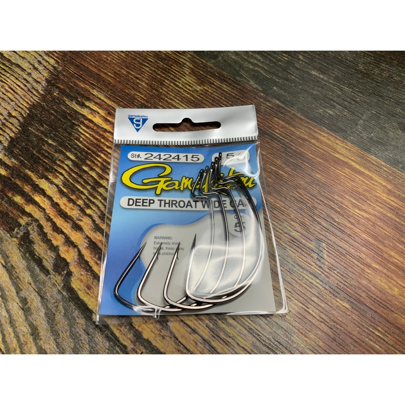 Gamakatsu Deep Throat WG 5/0 Black