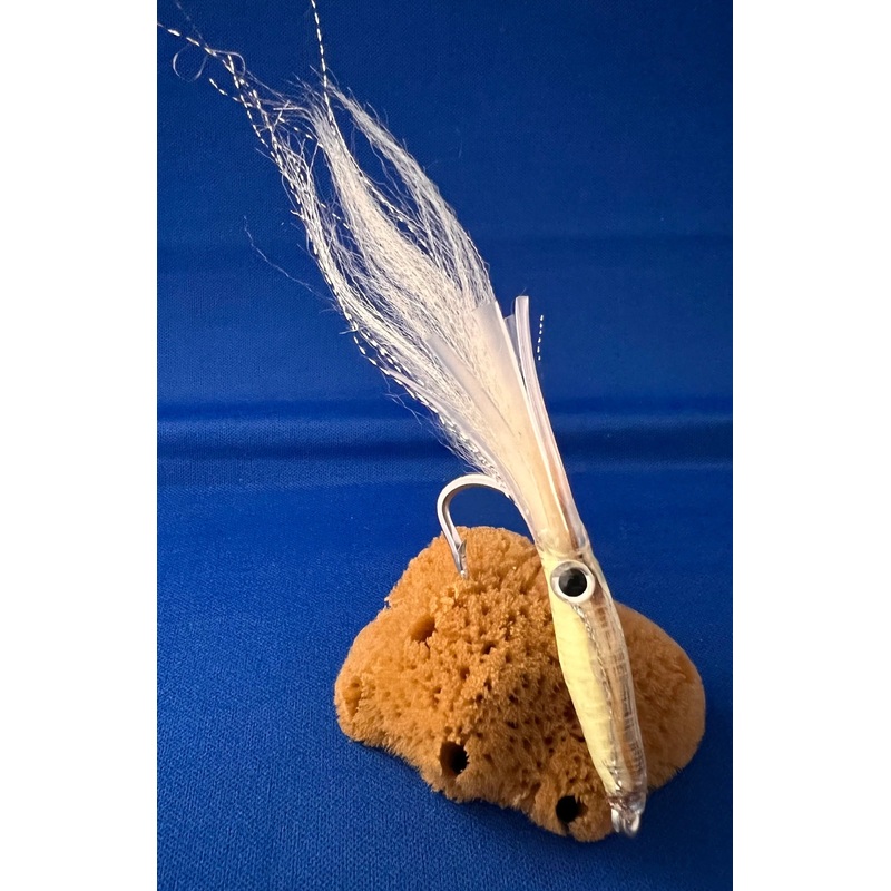 Ling Cod Glow-In-The-Dark Squid Fly/Teaser