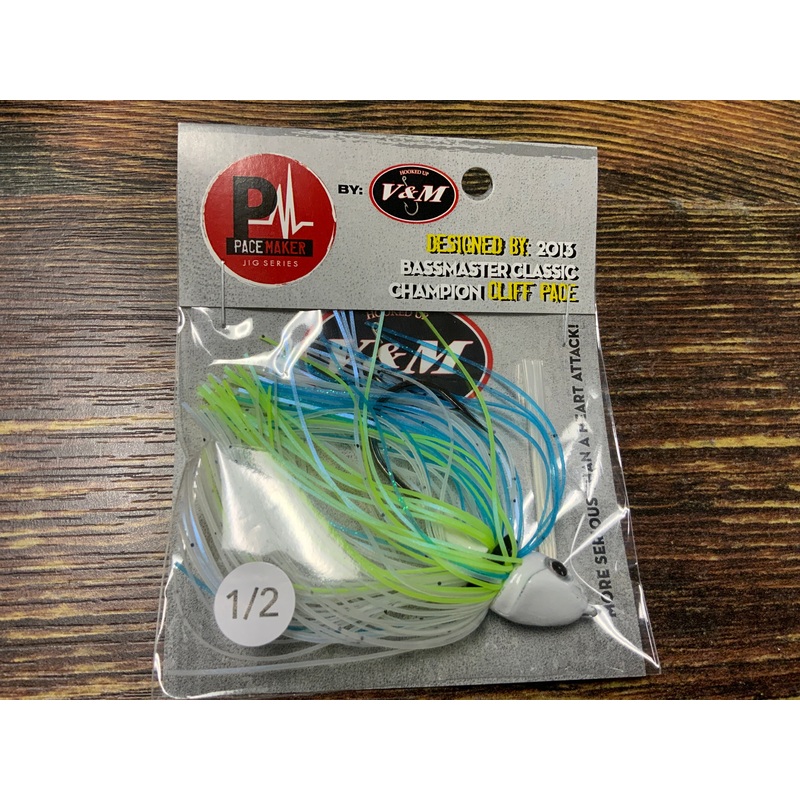 V&M Pulse Swim Jig 1/2 oz. Citrus