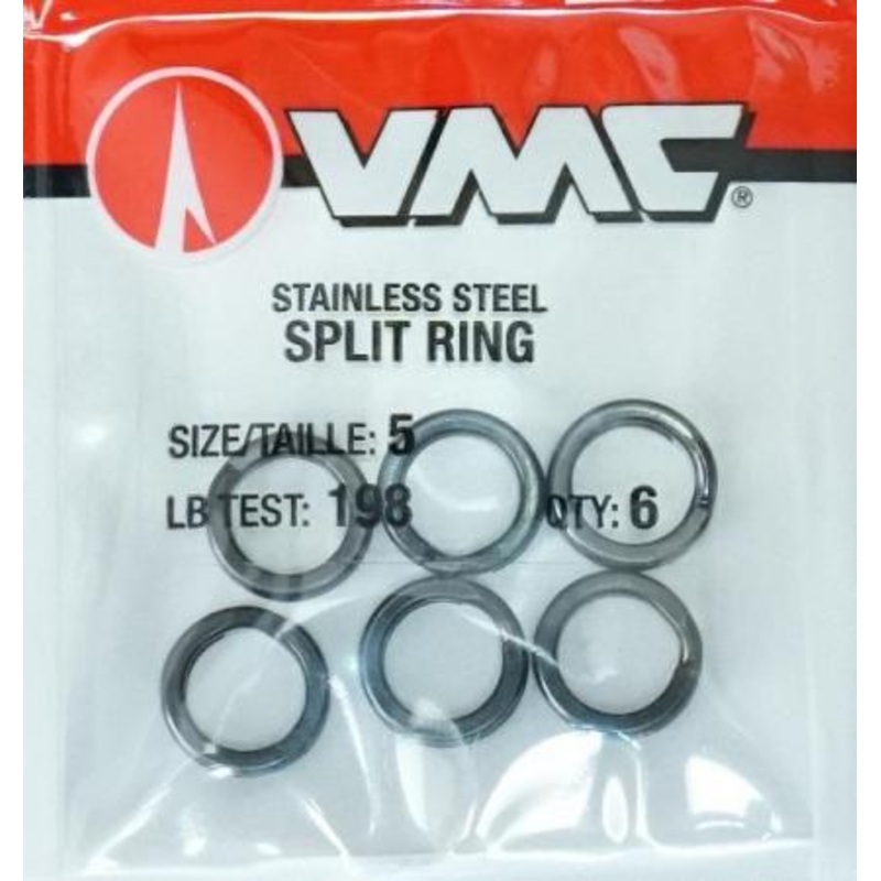 VMC Stainless Split Rings Black