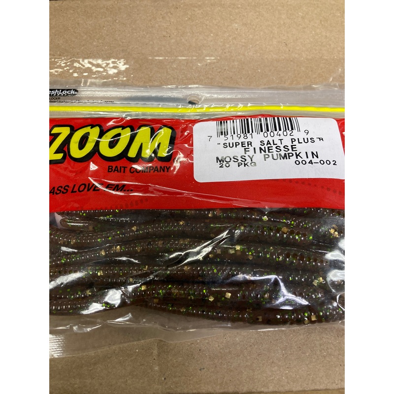Zoom Finesse Worm - Mossy Pumpkin