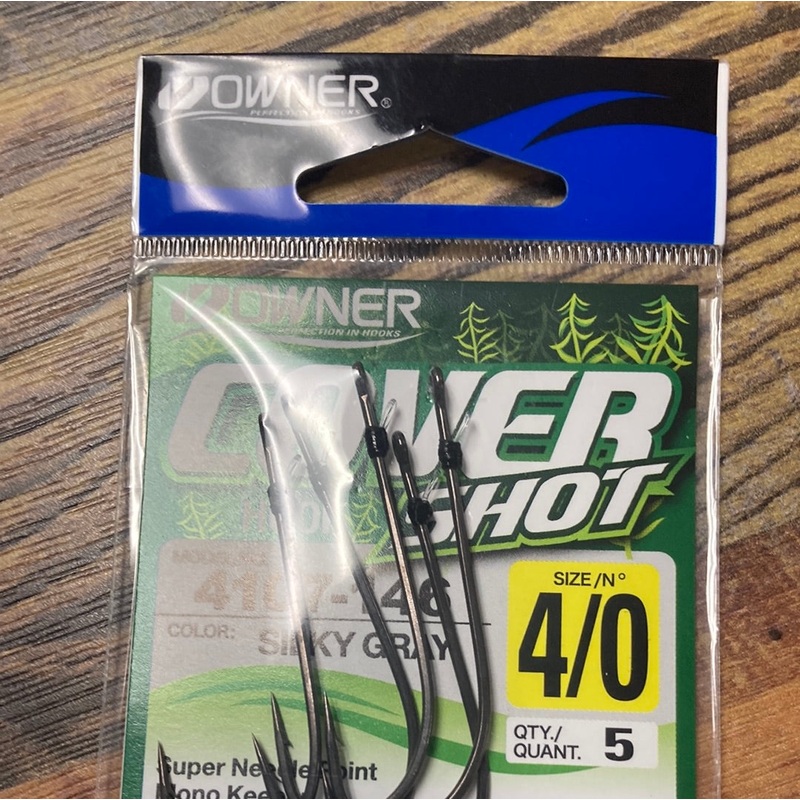 Owner Cover Shot 3/0 SIlky Gray