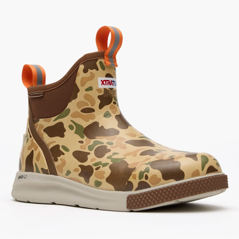 Xtratuf Men's 6" Ankle Deck Sport Boots Duck Camo