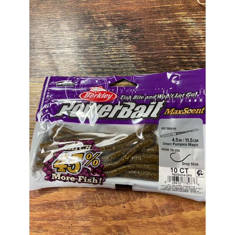 Berkley Max Scent Hit Worm 4.5 GP Magic