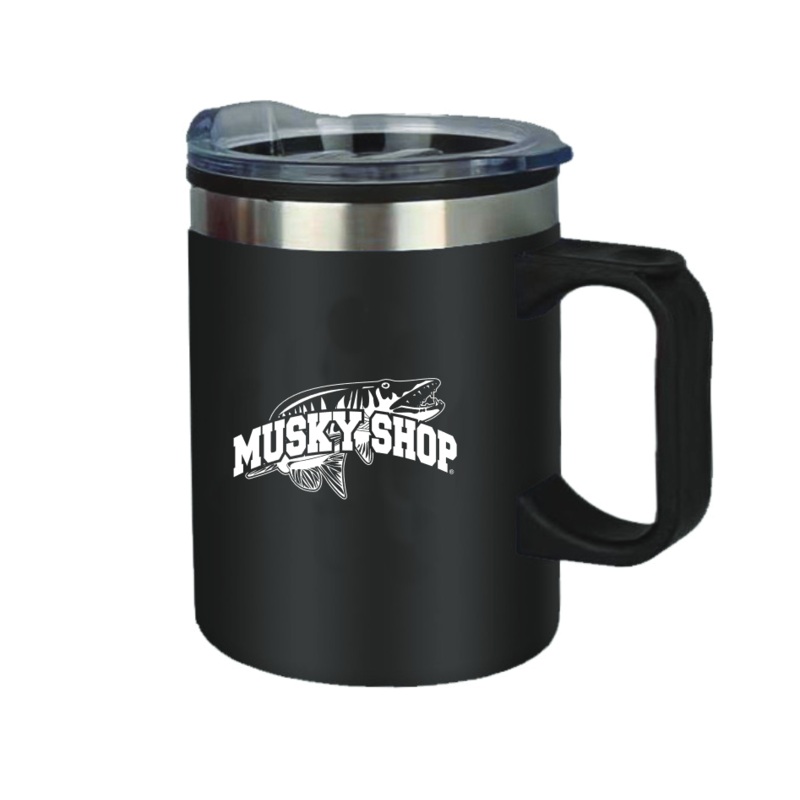 Musky Shop 14 oz. Stainless Steel Camping Mug