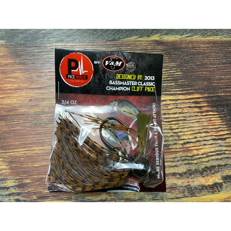 V&M Football Jig 3/4 oz. Peanut Butter Jelly