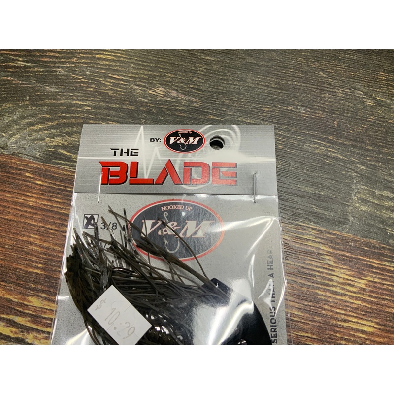 V&M The Blade Jig 1/2 oz. Green Pumpkin