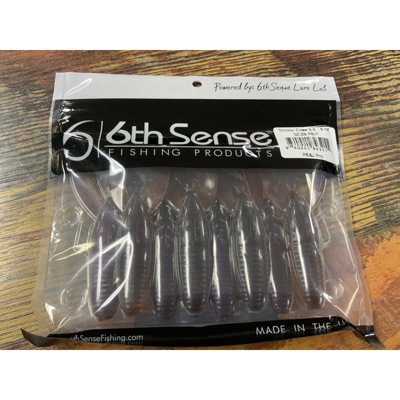 6th Sense Stroker Craw 3.3" PB&J