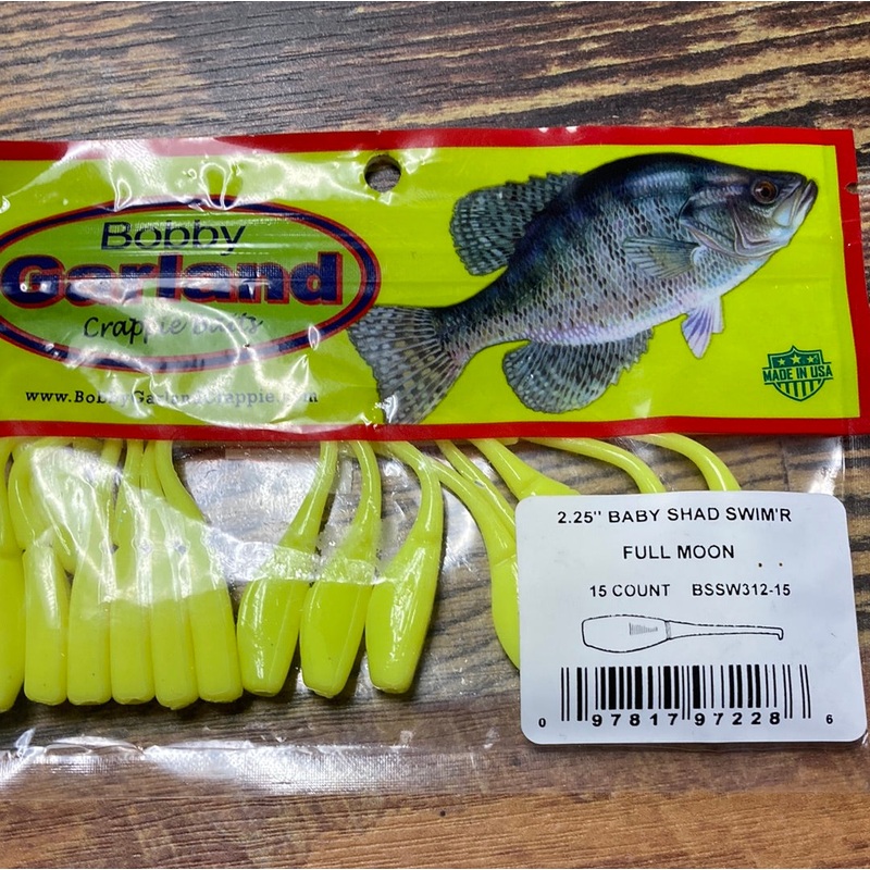 Bobby Garland 2.25 Baby Shad Swimr Full Moon