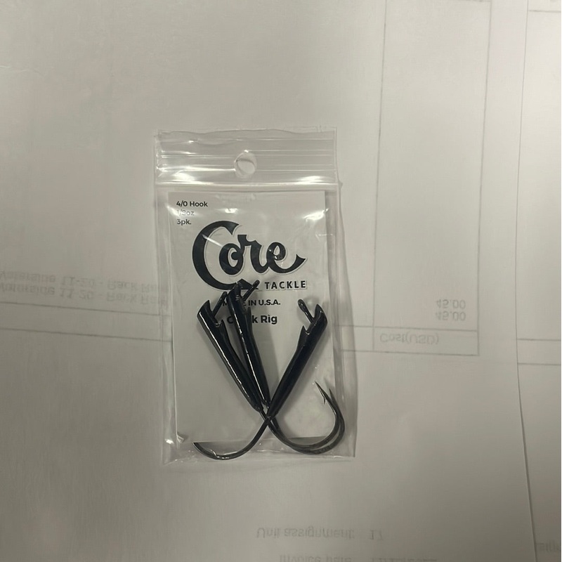 Core Tackle Ozark Rig 4/0 - 1/8 oz. Black
