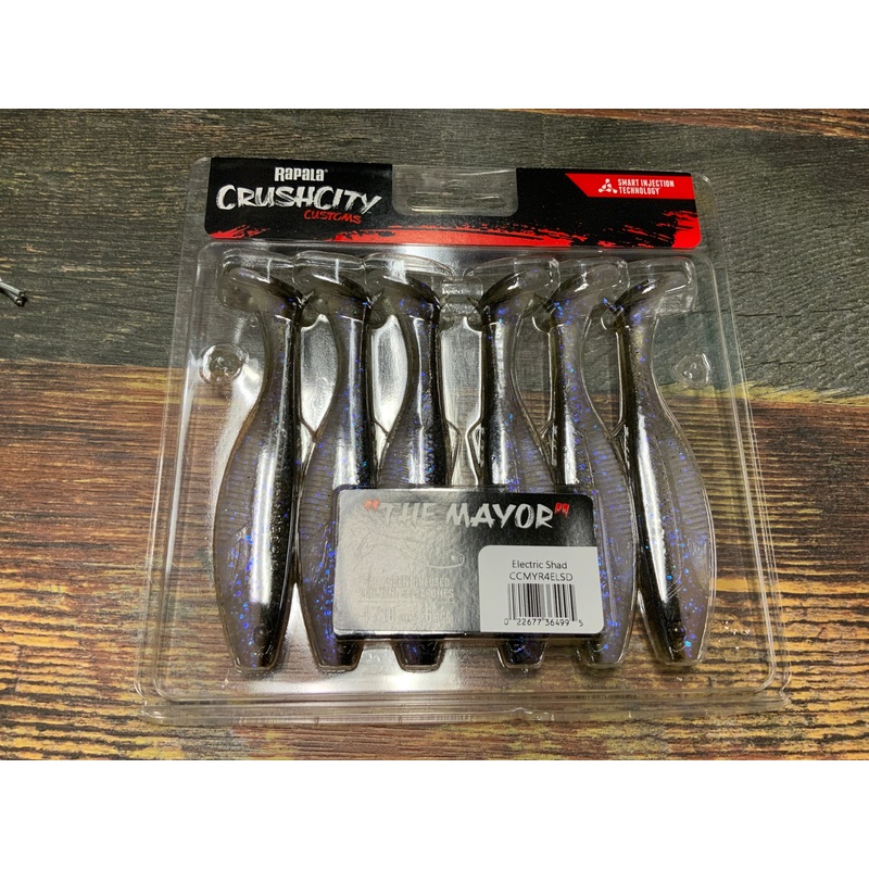 Rapala Crush City The Mayor - Electric Shad